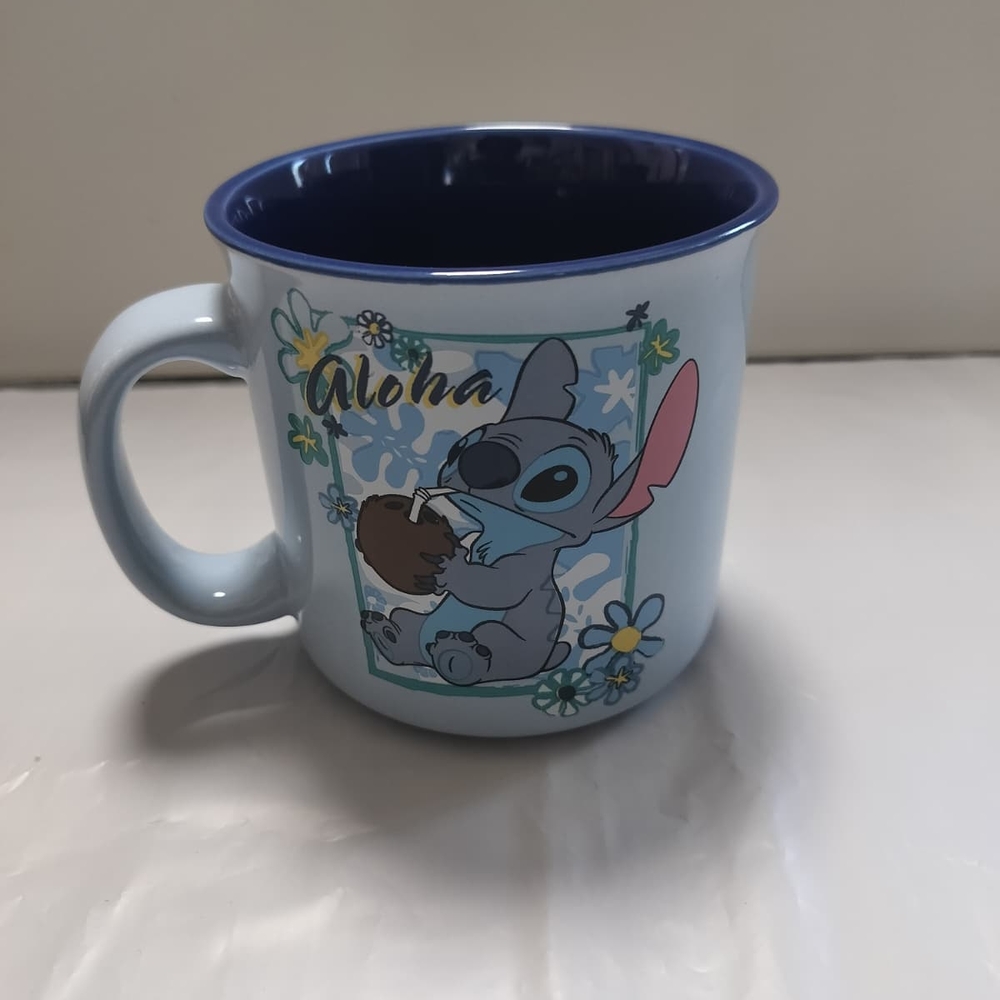 Disney Lilo & Stitch Coconut 20oz Ceramic Camper Mug